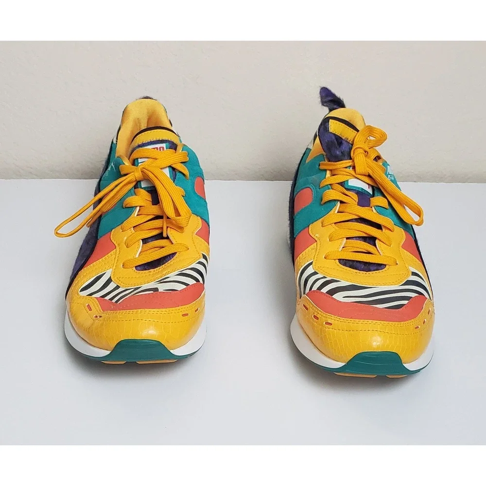 Puma Multi-Color Zebra Leopard Sneakers Mens 14 Retro Streetwear Hypebeast